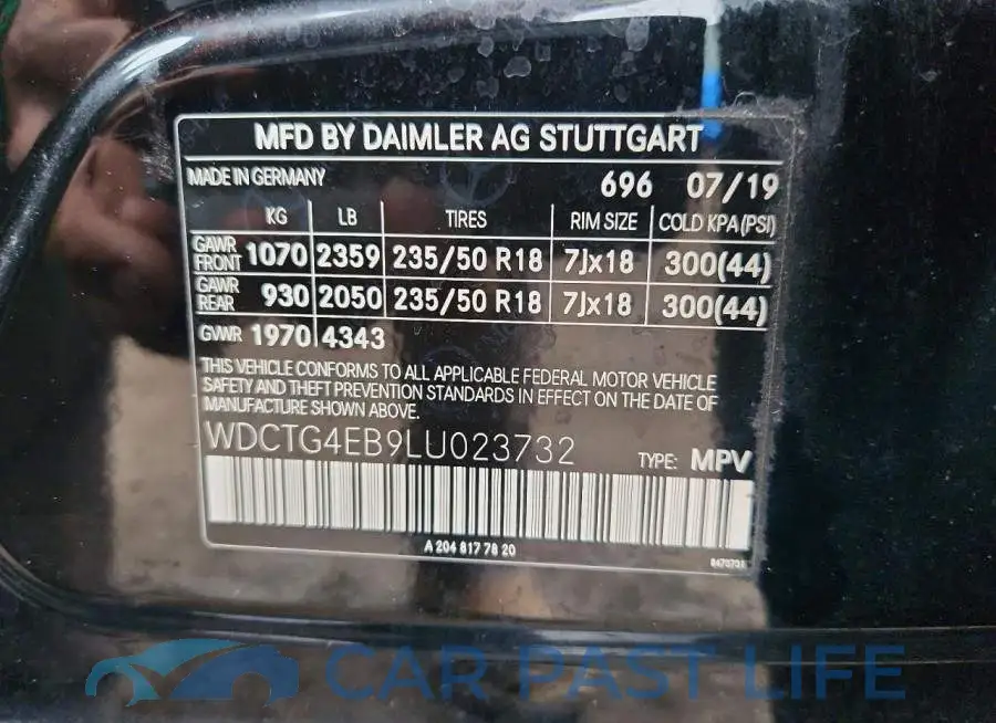 WDCTG4EB9LU023732# 12