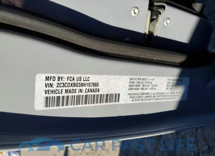 2C3CDXBG5NH157860# 12