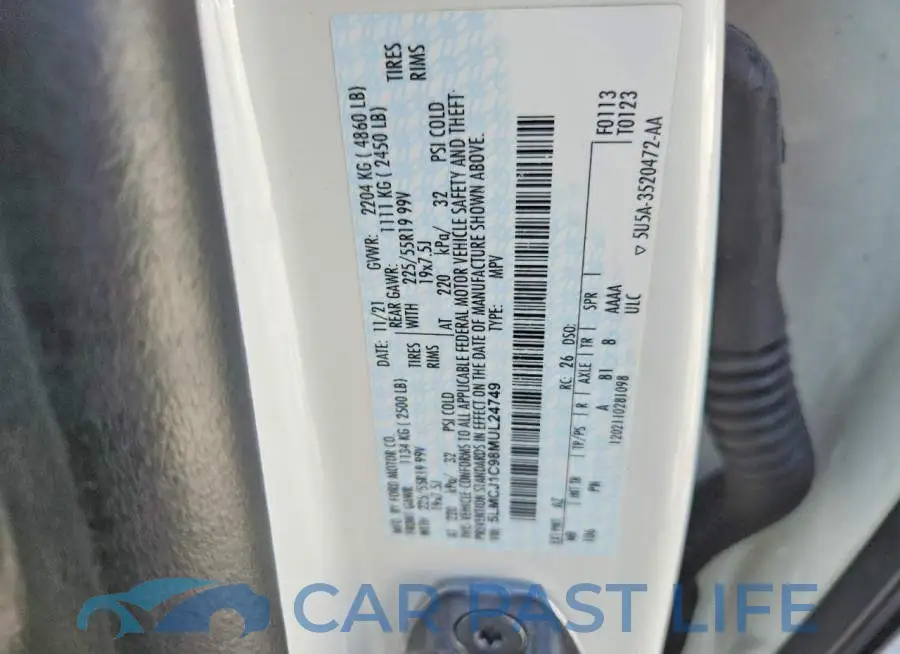 5LMCJ1C98MUL24749# 13