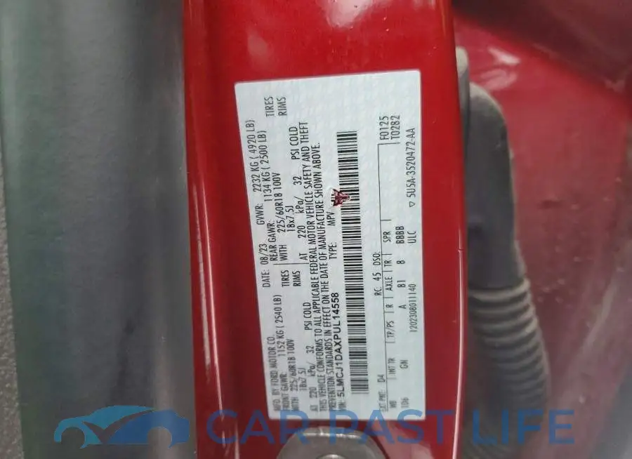 5LMCJ1DAXPUL14558# 13