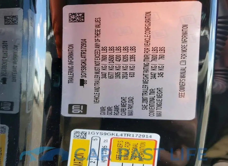 1GYS9GKL4TR172914# 13