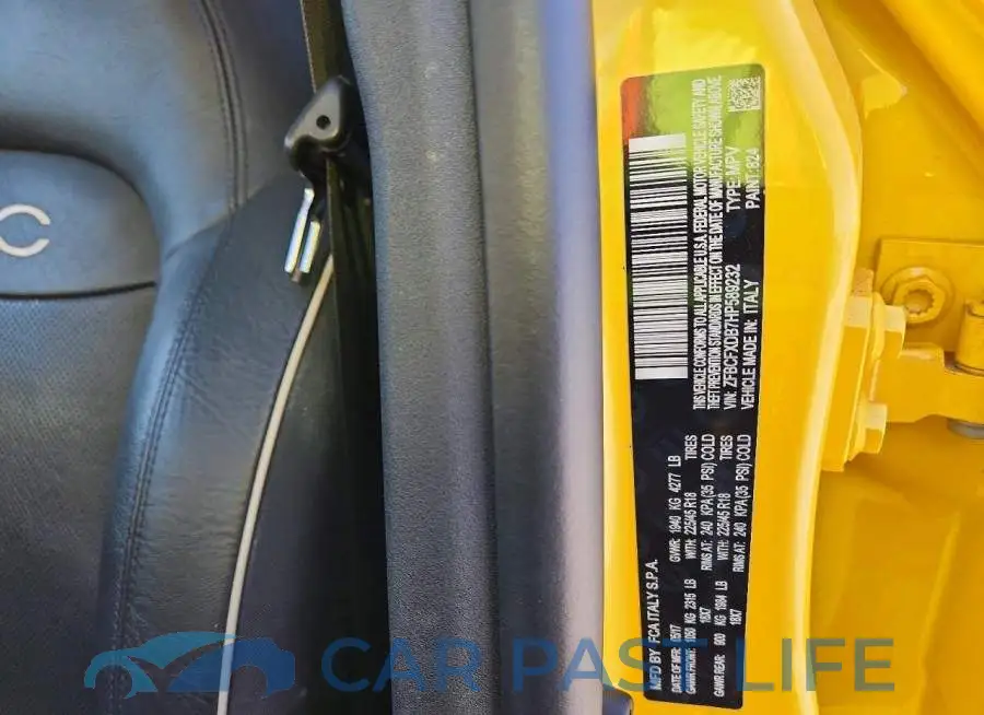 ZFBCFXDB7HP589232# 12