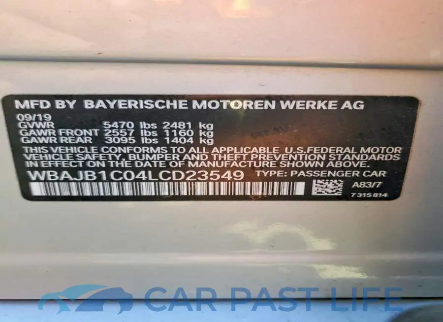 WBAJB1C04LCD23549# 13