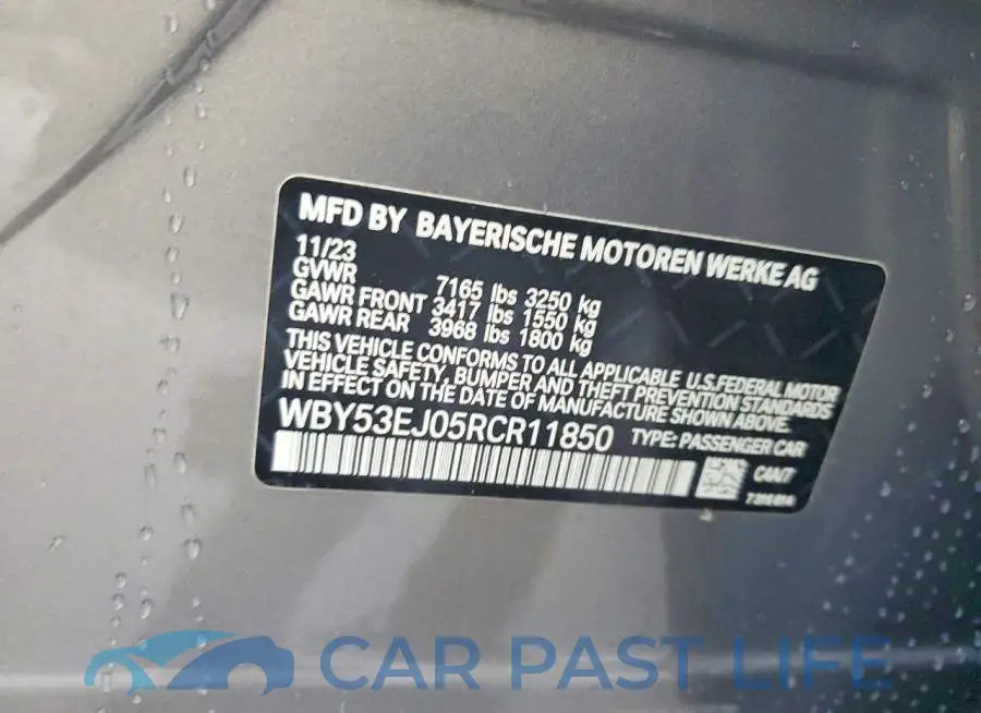 WBY53EJ05RCR11850# 12