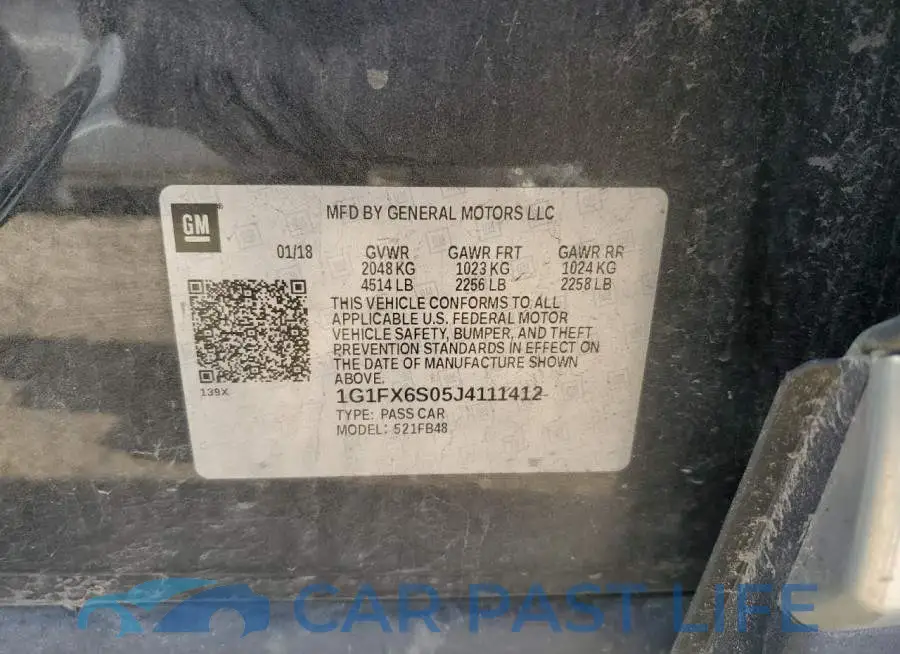 1G1FX6S05J4111412# 12