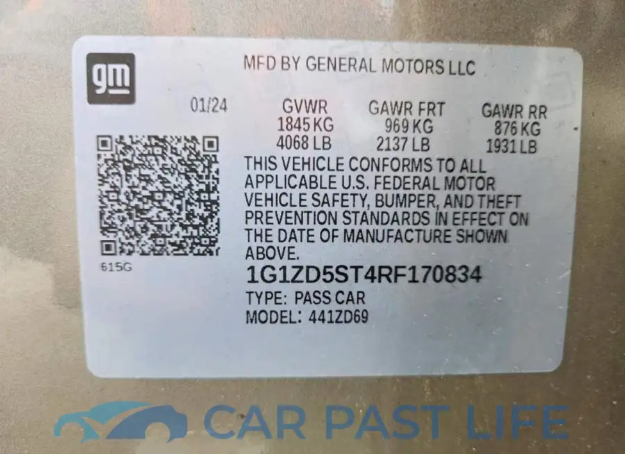 1G1ZD5ST4RF170834# 12