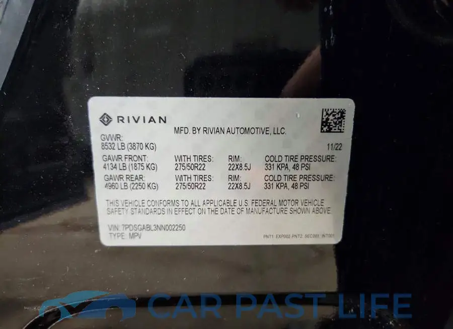 7PDSGABL3NN002250# 13