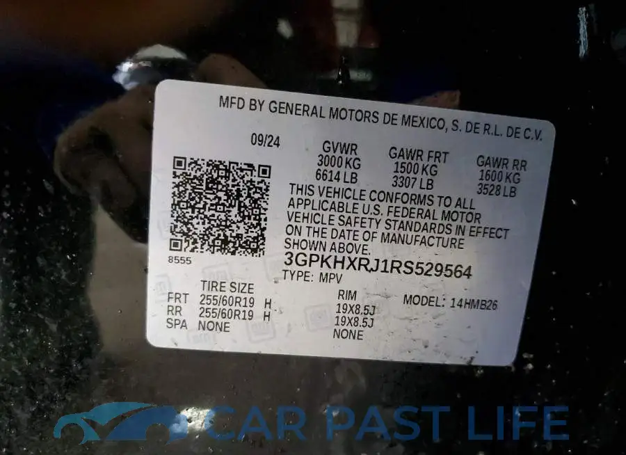 3GPKHXRJ1RS529564# 13