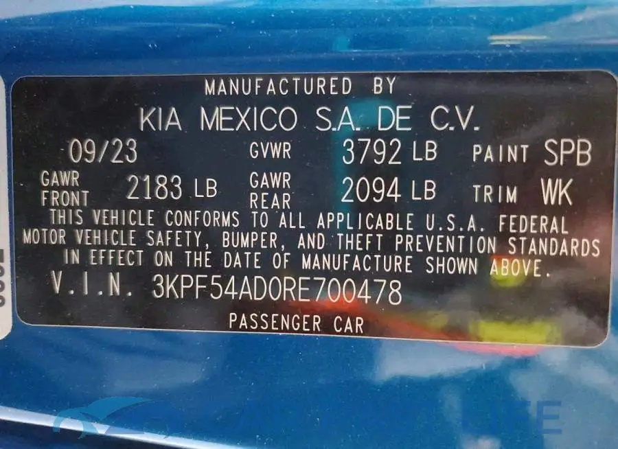 3KPF54AD0RE700478# 13