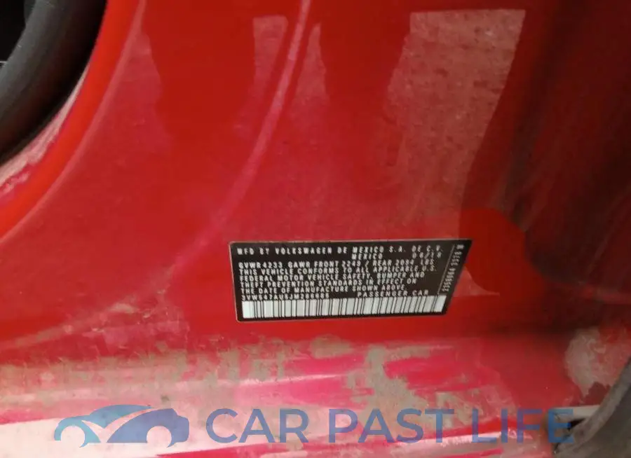 3VW547AU5JM286685# 12