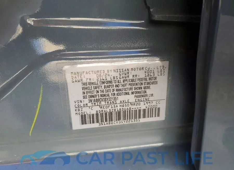 3N1AB8CV3SY221351# 10