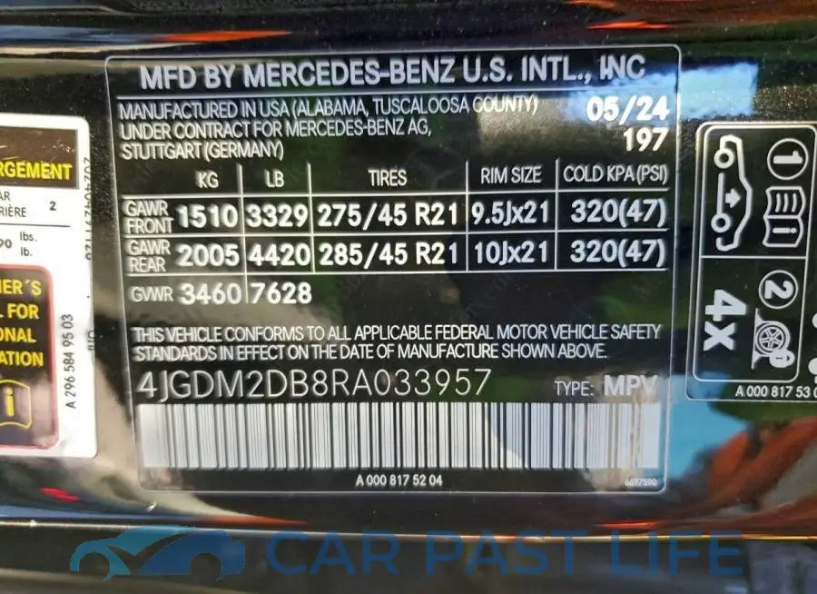 4JGDM2DB8RA033957# 12