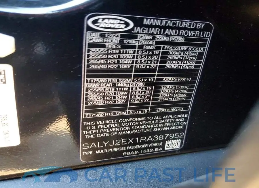 SALYJ2EX1RA387952# 13