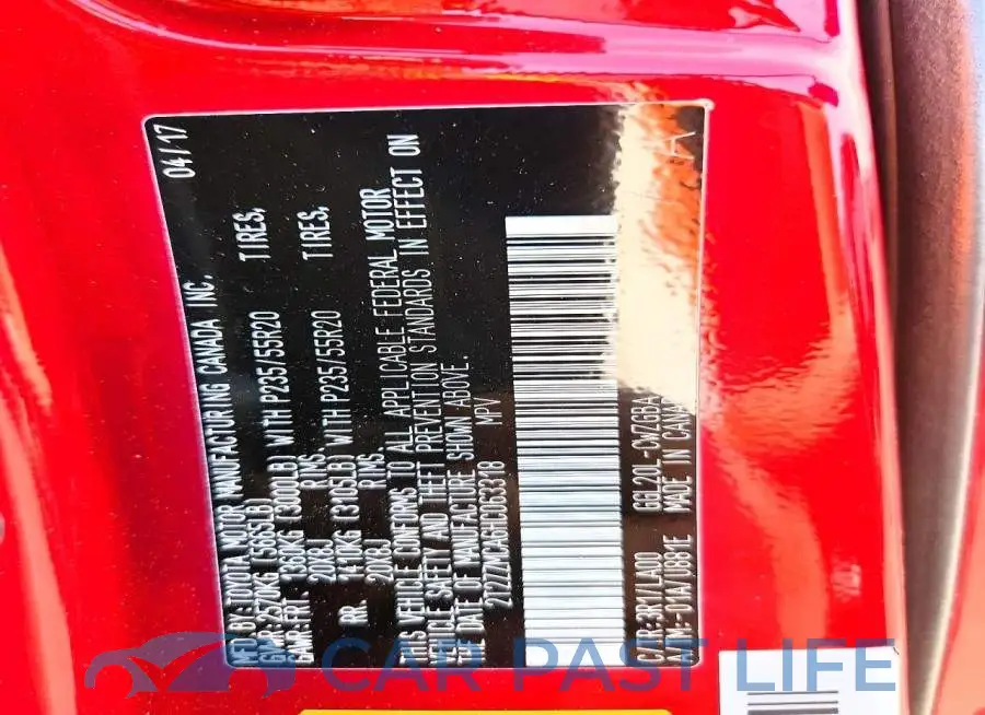 2T2ZZMCA6HC063318# 12