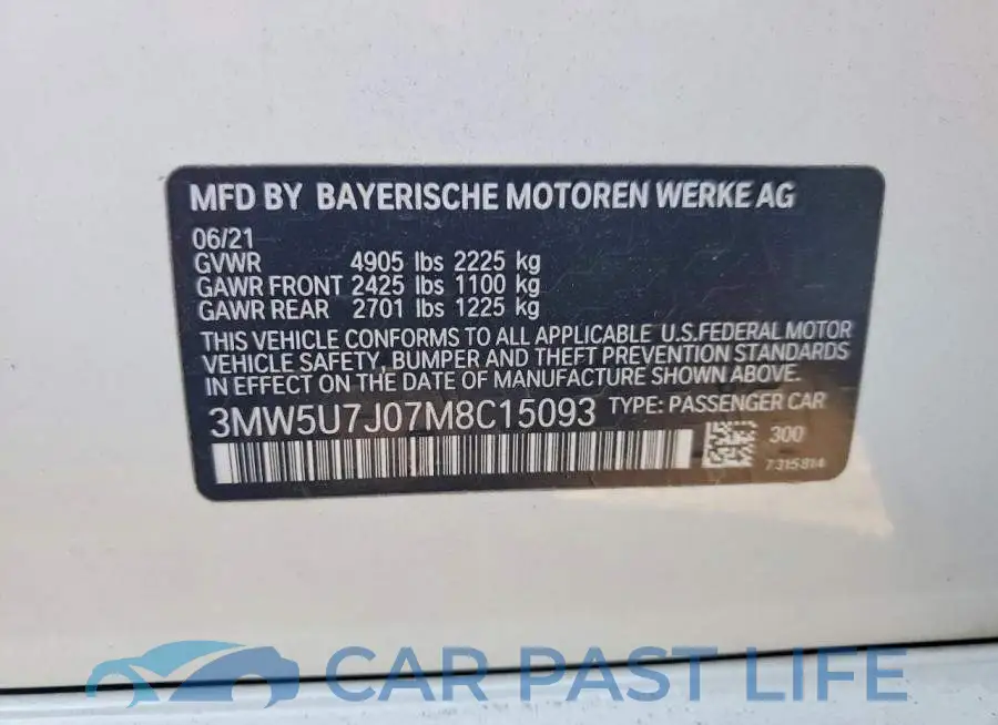 3MW5U7J07M8C15093# 12