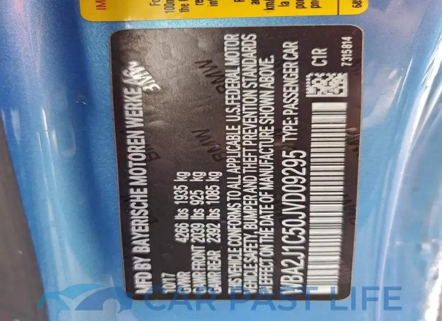 WBA2J1C50JVD09295# 12