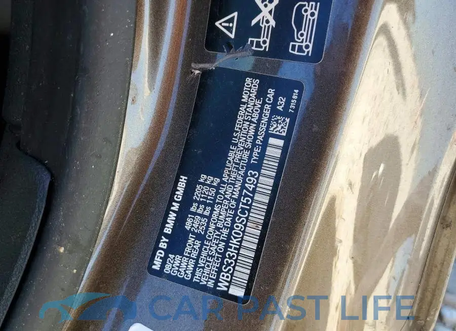 WBS33HK09SCT57493# 12