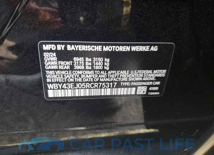 WBY43EJ05RCR75317# 13