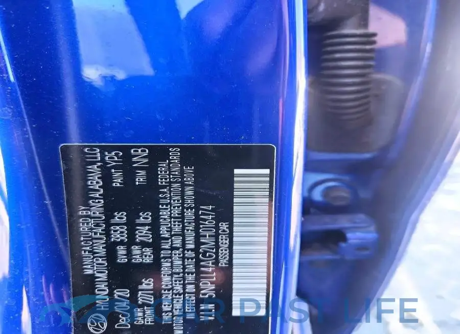 5NPLL4AG2MH016474# 12