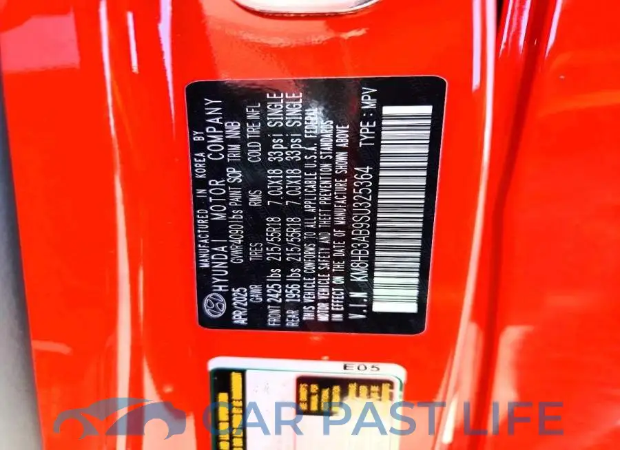KM8HB3AB9SU325364# 13