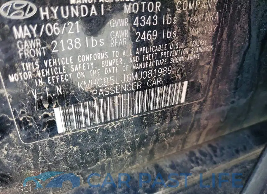 KMHC85LJ6MU081989# 13