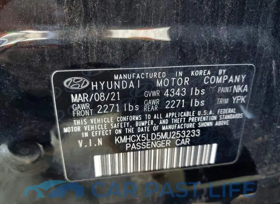 KMHCX5LD5MU253233# 12