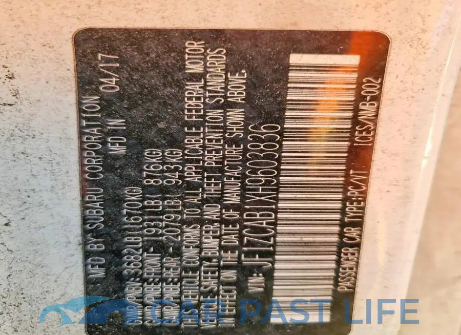 JF1ZCAB1XH9603836# 12