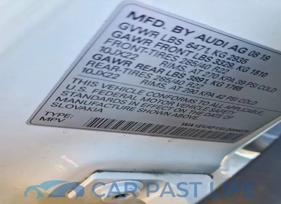WA1EVAF1XLD004075# 13