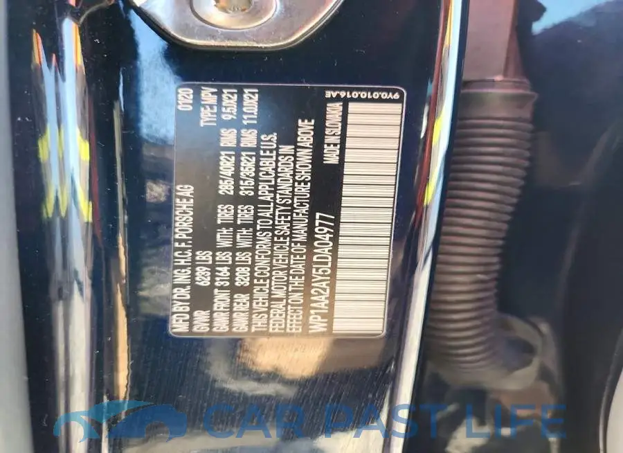 WP1AA2AY5LDA04977# 13
