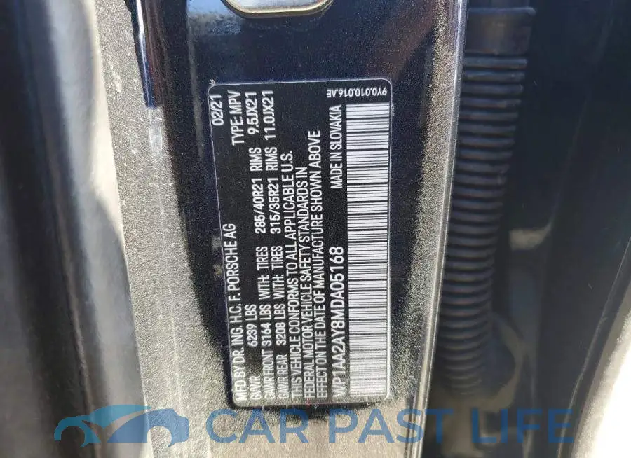 WP1AA2AY8MDA05168# 14