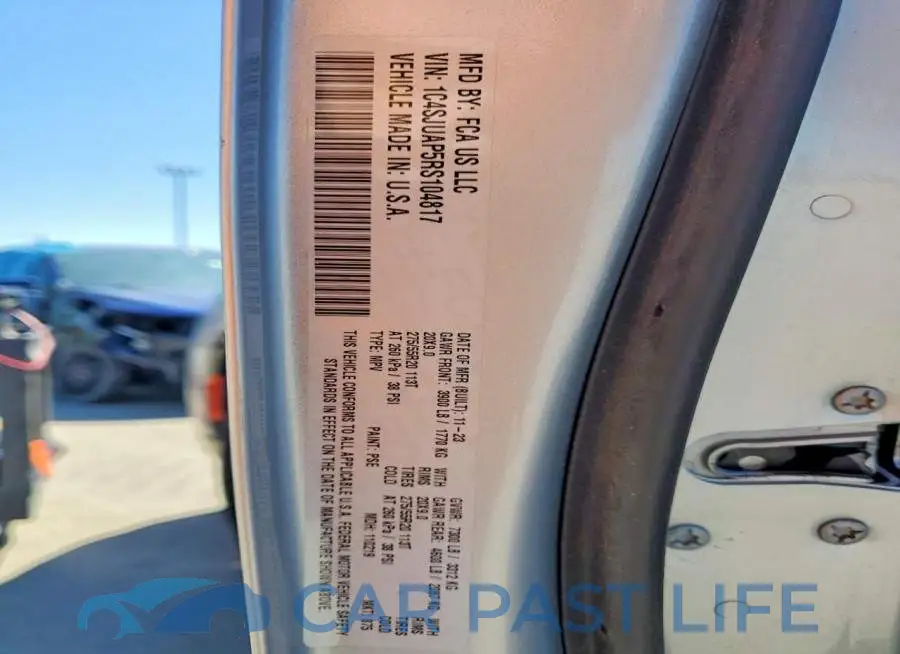 1C4SJUAP5RS104817# 13