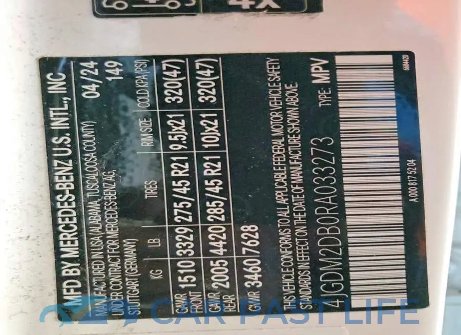 4JGDM2DB0RA033273# 13