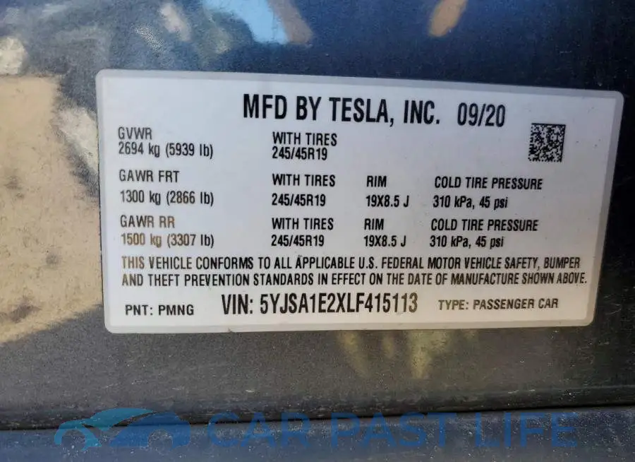 5YJSA1E2XLF415113# 12