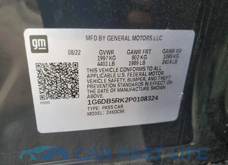1G6DB5RK2P0108324# 12