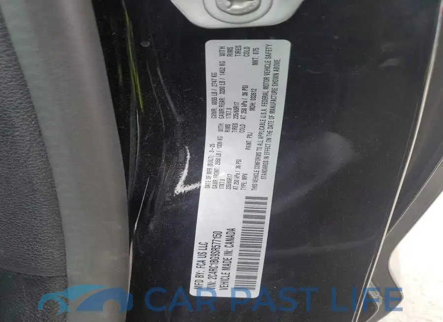 2C4RC1BG9SR577150# 13