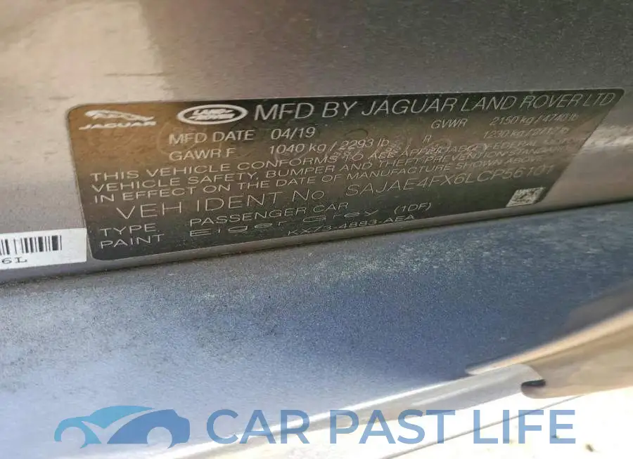 SAJAE4FX6LCP56101# 12