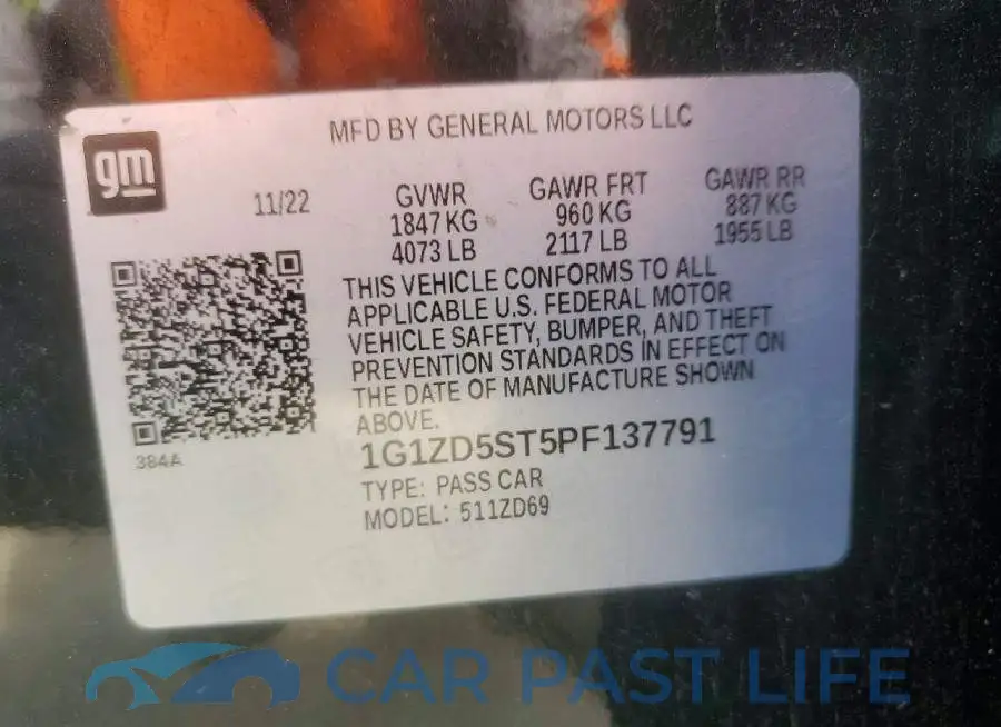1G1ZD5ST5PF137791# 13