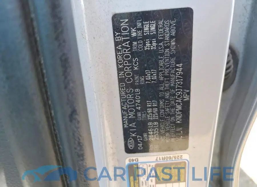 KNDPMCAC9J7317944# 14