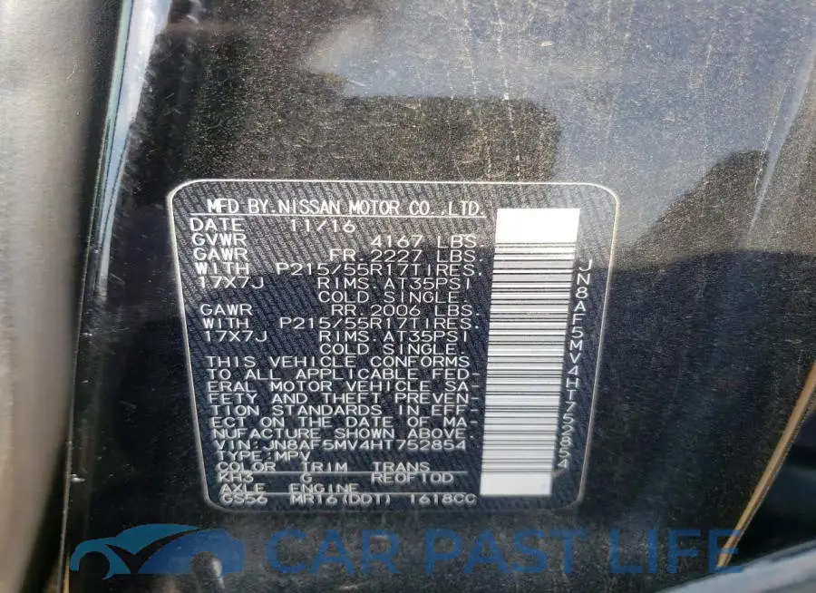 JN8AF5MV4HT752854# 13
