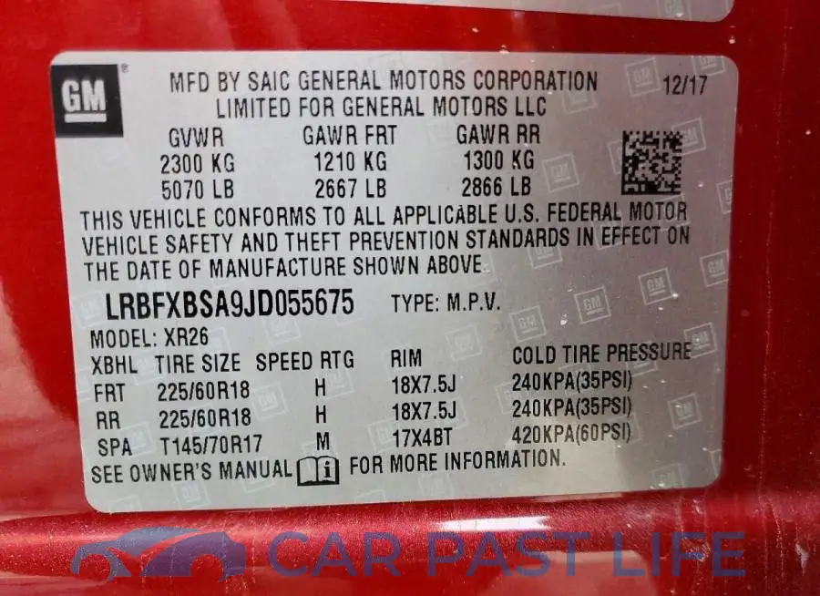 LRBFXBSA9JD055675# 14