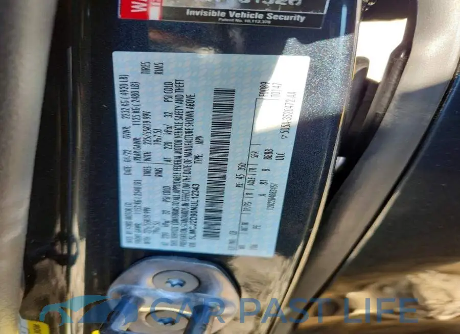 5LMCJ2D90NUL12343# 12