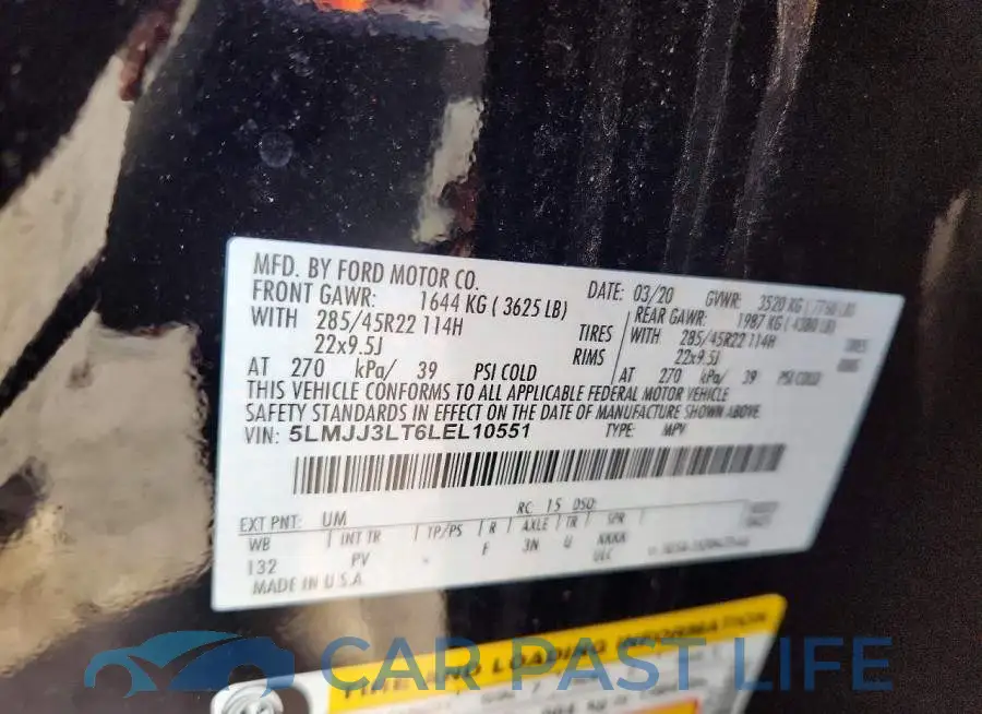 5LMJJ3LT6LEL10551# 13