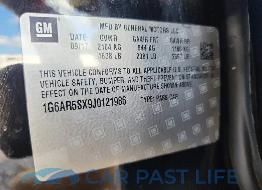 1G6AR5SX9J0121986# 13