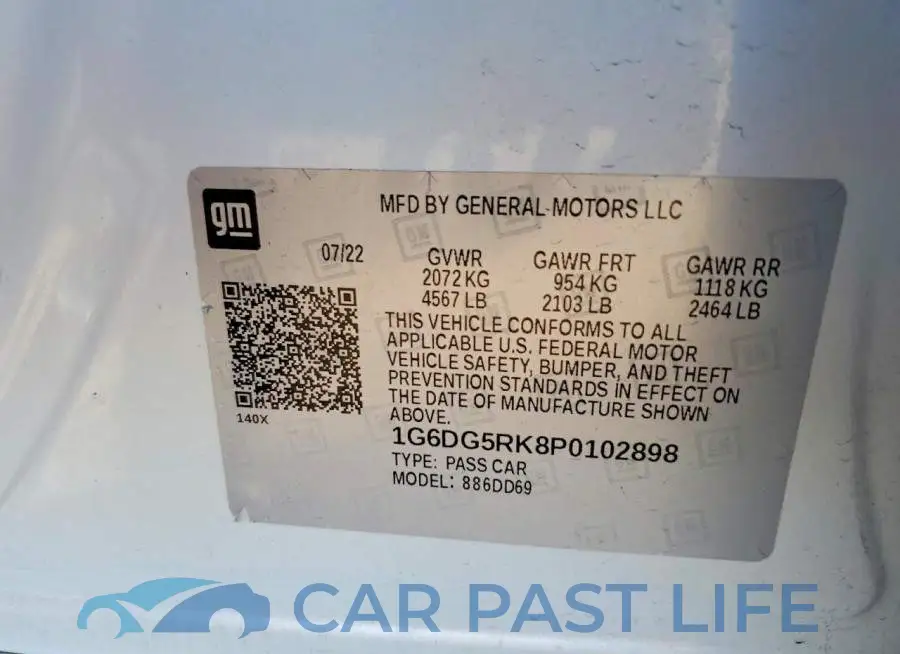 1G6DG5RK8P0102898# 12