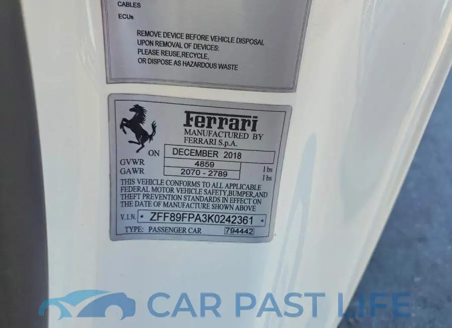 ZFF89FPA3K0242361# 13