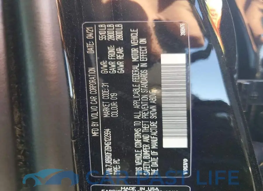 7JRBR0FZ6MG122994# 12