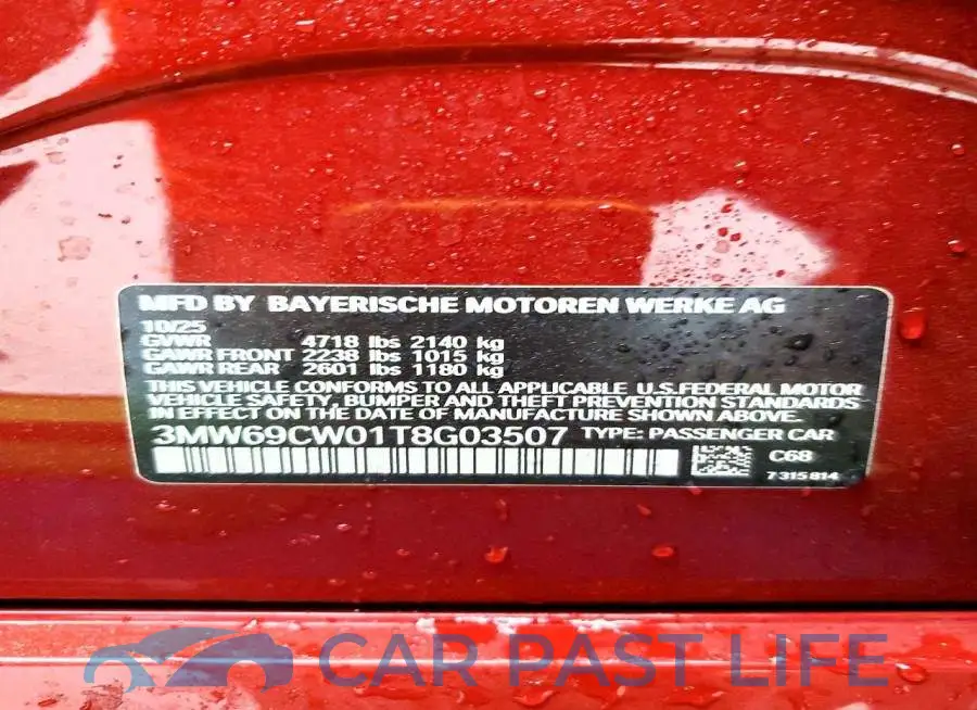3MW69CW01T8G03507# 13