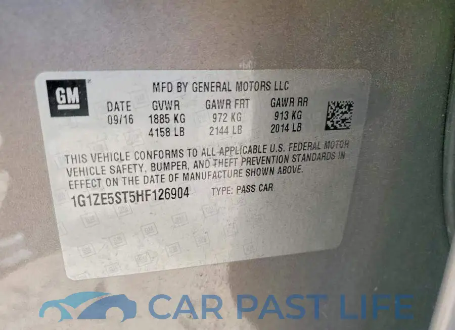 1G1ZE5ST5HF126904# 12