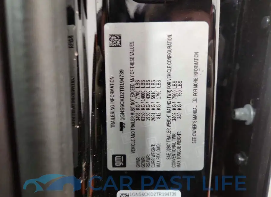 1GNS6CKD2TR194739# 14