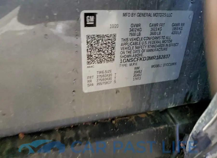 1GNSCFKD3MR182837# 13